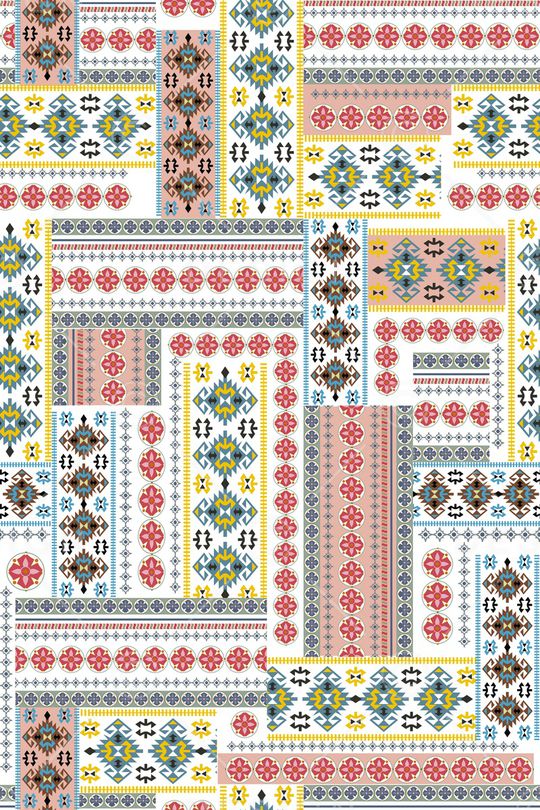 几何印花华亿平台图片