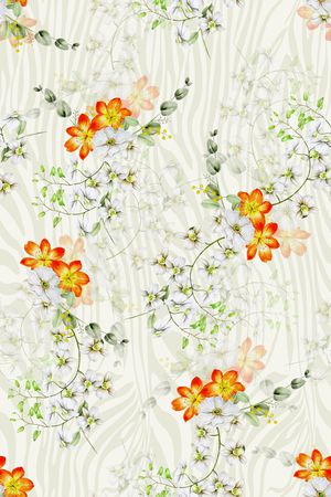 绿植树叶印花华亿平台图片