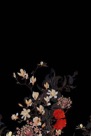 女装定位花印花华亿平台图片