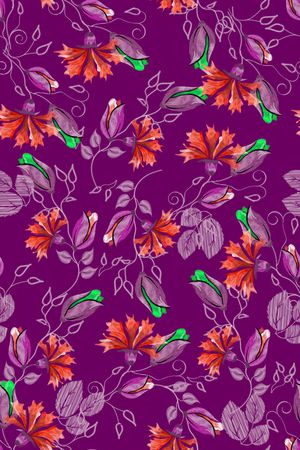 绿植树叶印花华亿平台图片