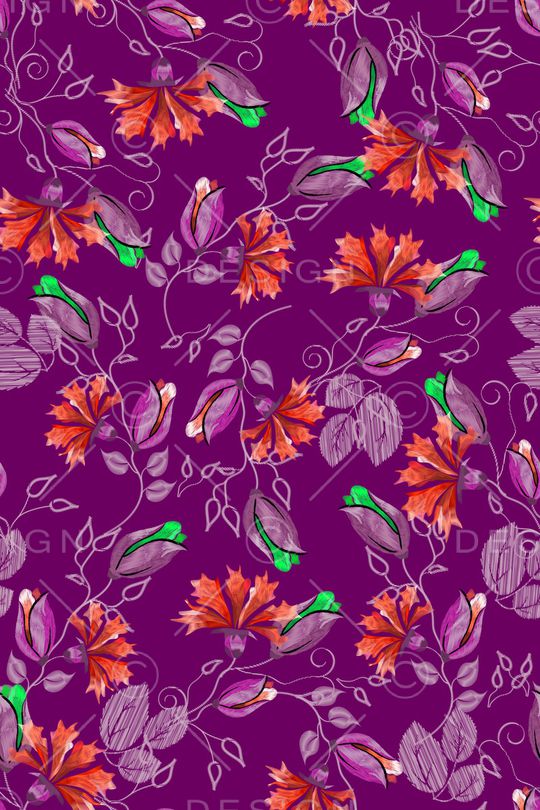 绿植树叶印花华亿平台图片