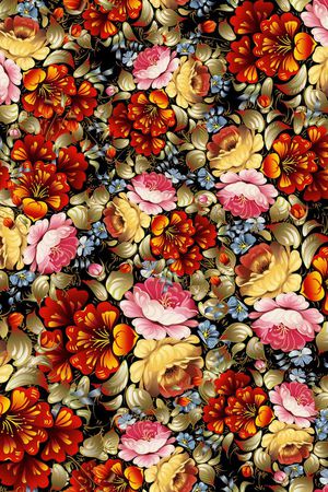 牵牛花印花华亿平台图片