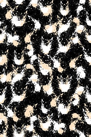 抽象男装印花华亿平台图片