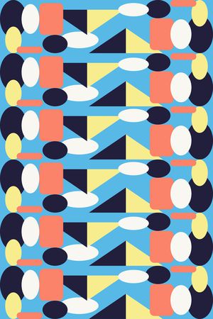 几何印花华亿平台图片