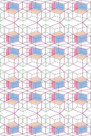 几何印花华亿平台图片