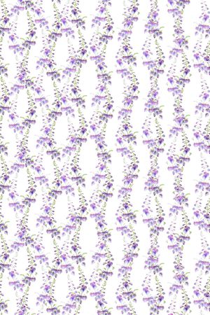 清爽底花卉印花华亿平台图片