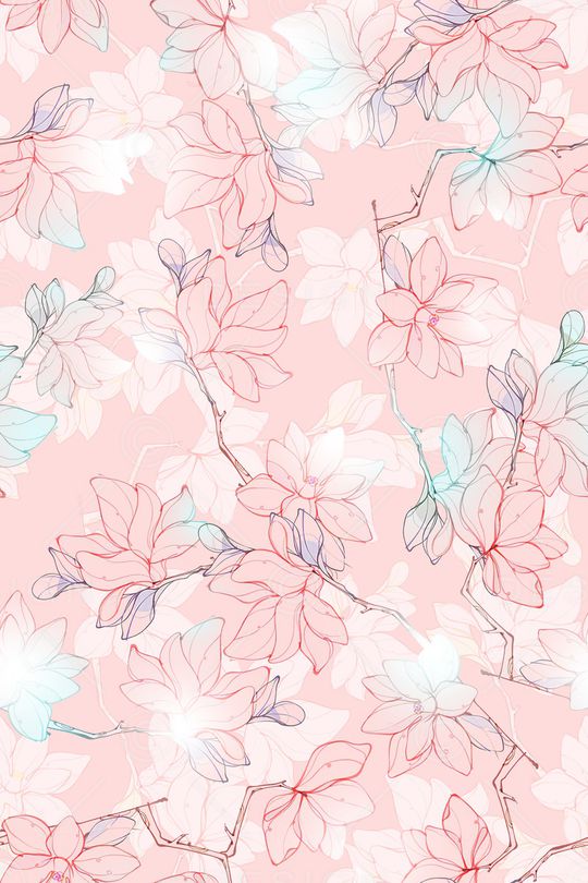 清爽底花卉印花华亿平台图片