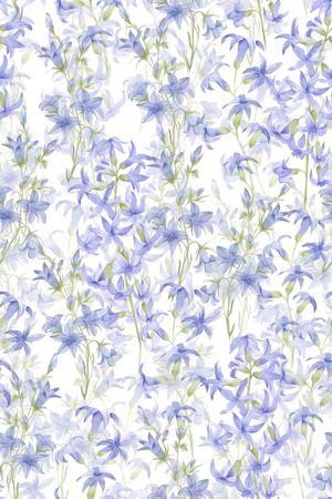 清爽底花卉印花华亿平台图片