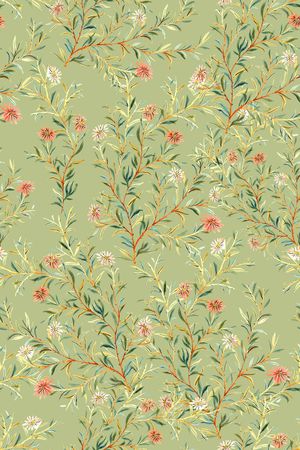 绿植树叶印花华亿平台图片