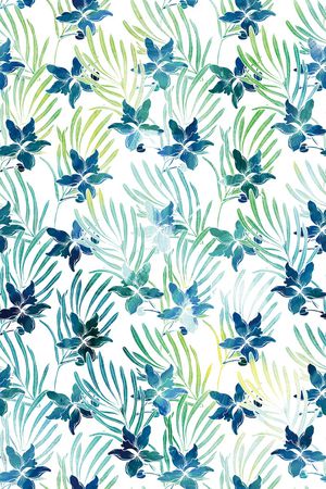 绿植树叶印花华亿平台图片