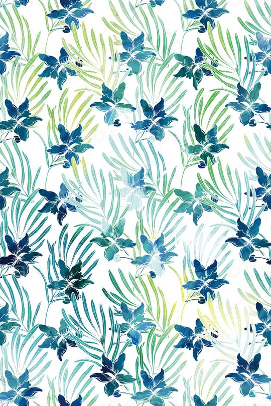 绿植树叶印花华亿平台图片