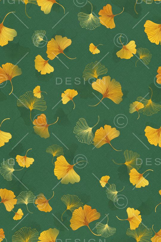 绿植树叶印花华亿平台图片