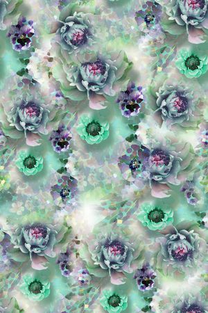 小清新印花华亿平台图片