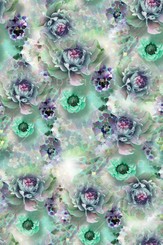 小清新印花华亿平台图片