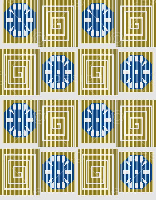 几何印花华亿平台图片