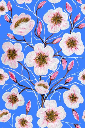 热带外贸花印花华亿平台图片