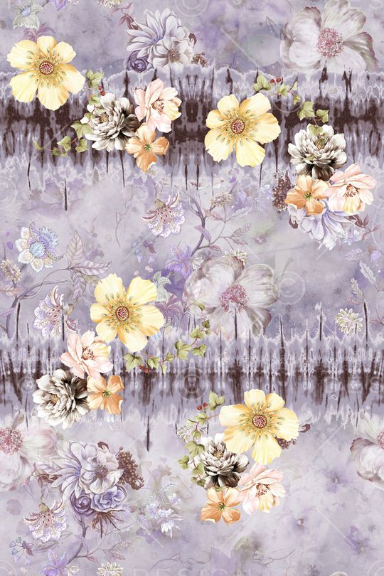 水墨风印花华亿平台图片