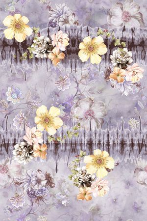 水墨风印花华亿平台图片