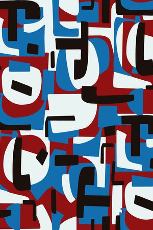 几何印花华亿平台图片