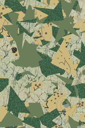 几何印花华亿平台图片