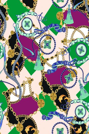 几何印花华亿平台图片