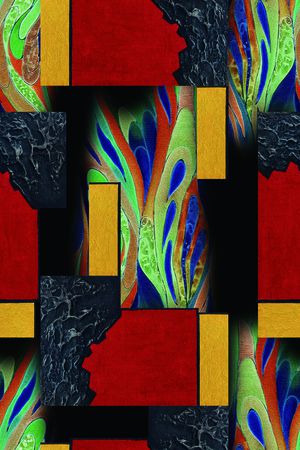 几何印花华亿平台图片