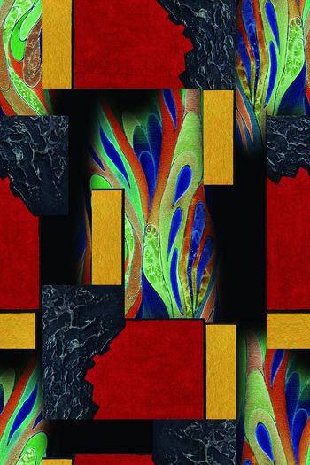 几何印花华亿平台图片