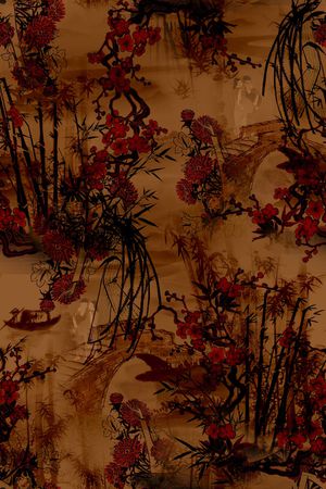 香云纱印花华亿平台图片