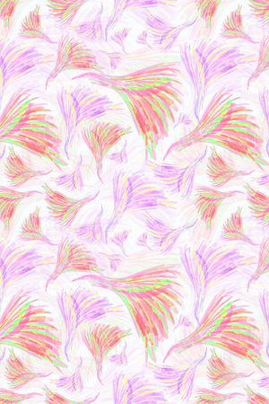 羽毛印花华亿平台图片