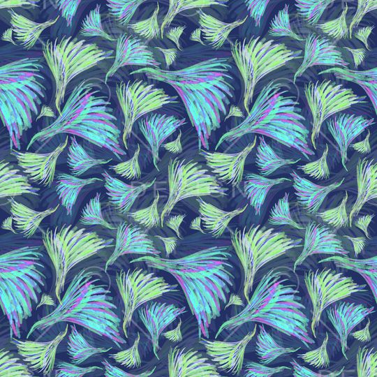 羽毛印花华亿平台图片