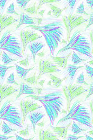 羽毛印花华亿平台图片