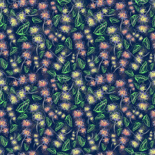 手绘印花华亿平台图片