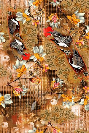 大牌风印花华亿平台图片