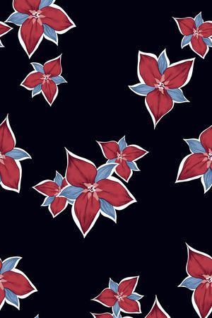 春夏华亿平台印花华亿平台图片