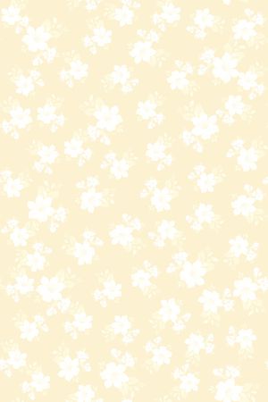 清爽底花卉印花华亿平台图片