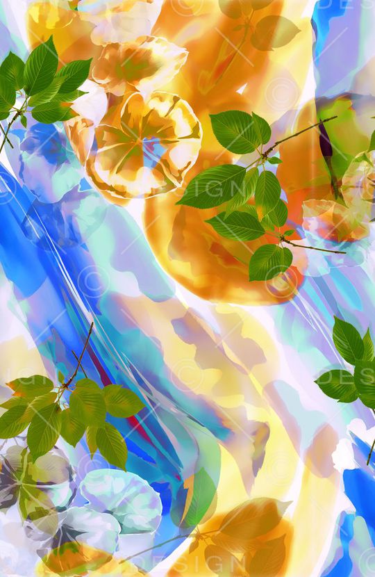 水彩印花华亿平台图片