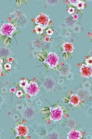 连衣裙印花华亿平台图片