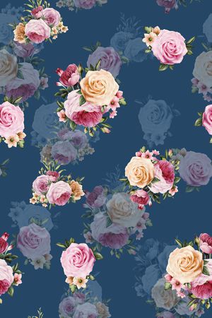 连衣裙印花华亿平台图片