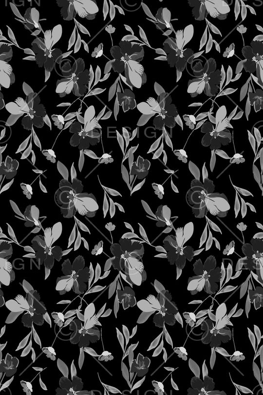 玉兰花印花华亿平台图片