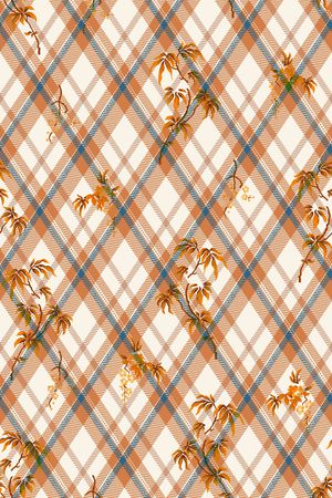 几何花卉印花华亿平台图片