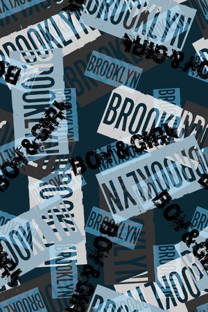 几何花卉印花华亿平台图片