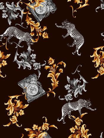 复古印花华亿平台图片