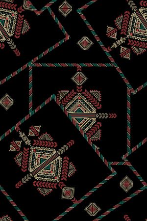 民族风印花华亿平台图片