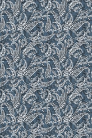 佩斯利印花华亿平台图片