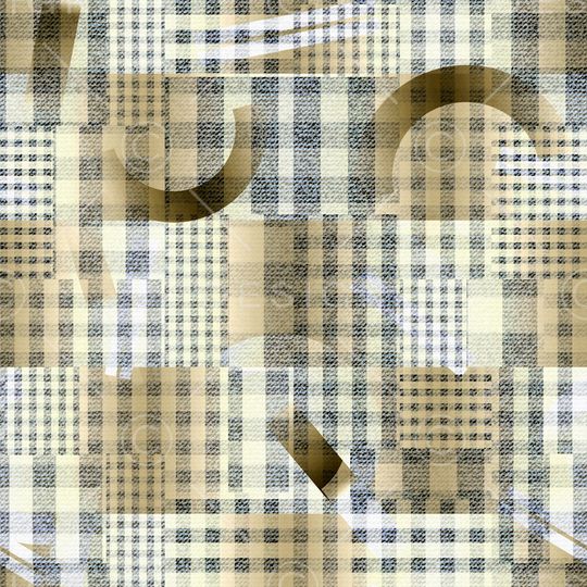 格子印花华亿平台图片