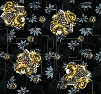 几何印花华亿平台图片