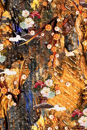 复古印花华亿平台图片