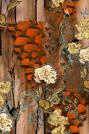 复古印花华亿平台图片