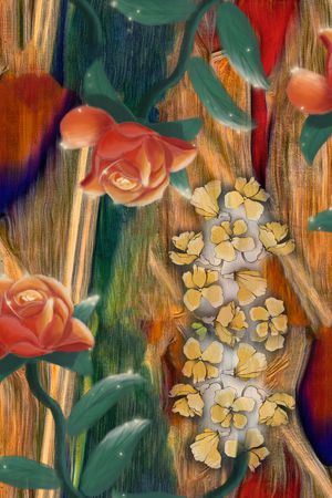 复古印花华亿平台图片