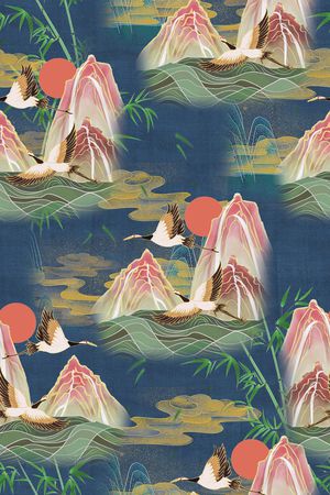 香云纱印花华亿平台图片